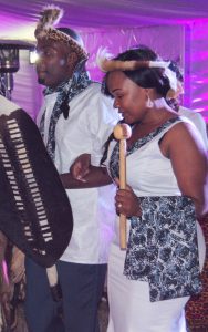 Daliso & Patricia in Ngoni attire