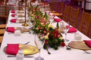 Wedding table decor